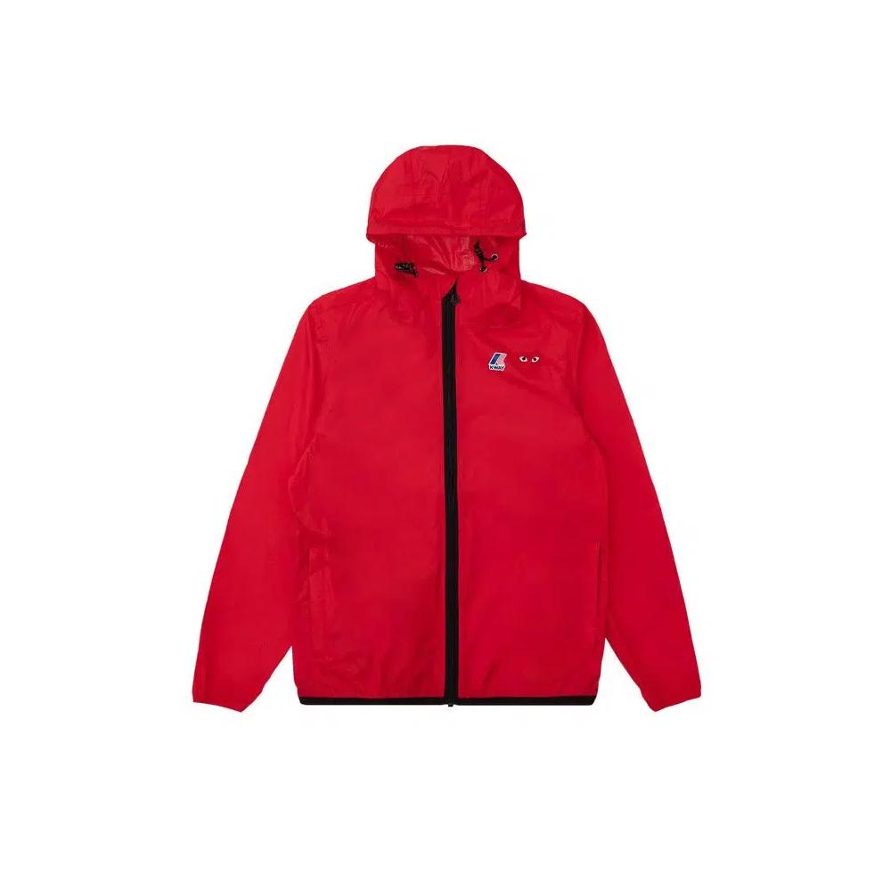 Молнии Comme des Garçons PLAY x K-Way Hoodie Full Zip 'Red' 1