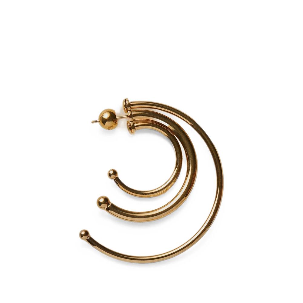 Solar triple-hoop earrings 2