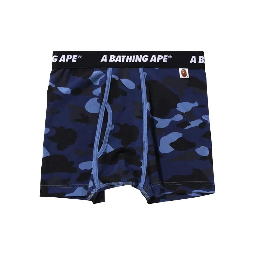 Трусы BAPE Color Camo Trunks 'Navy' 1