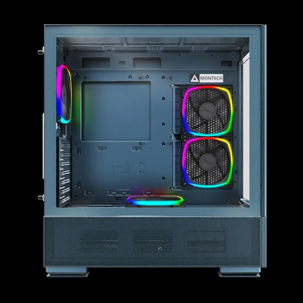 MONTECH SKY TWO ARGB корпус ATX — синий 2
