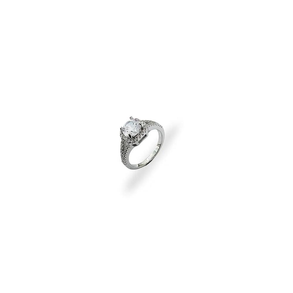 MJ Jewellery 925 Серебряное кольцо SC522 с родиевым покрытием 1