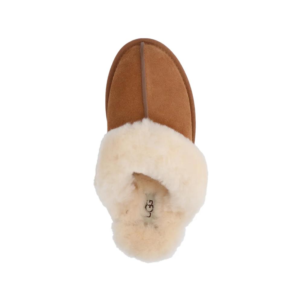 Scuffette II shearling-trim suede slippers 5