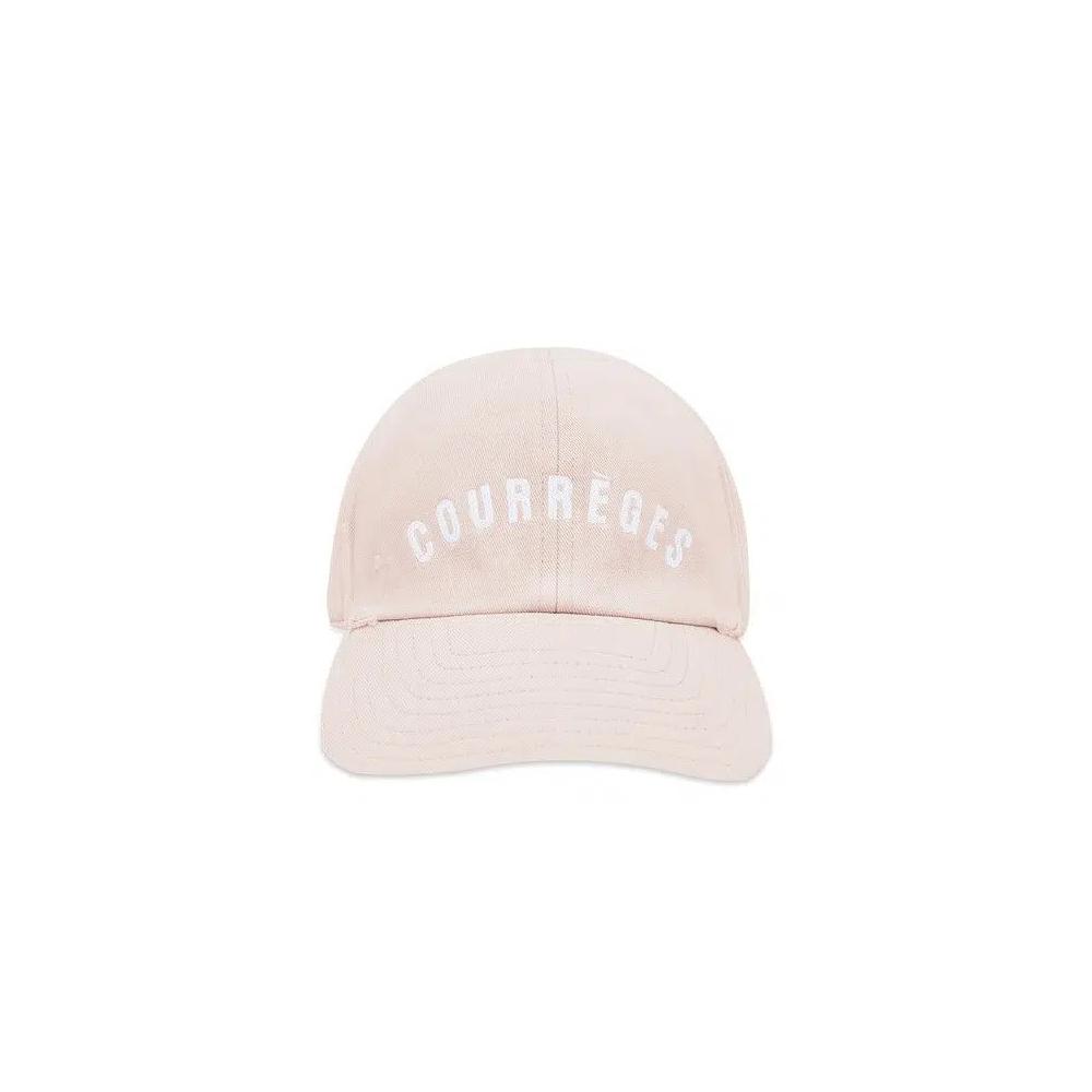 Кепки Courrèges AC Embroidered Washed Cap 'Овсяный' 1