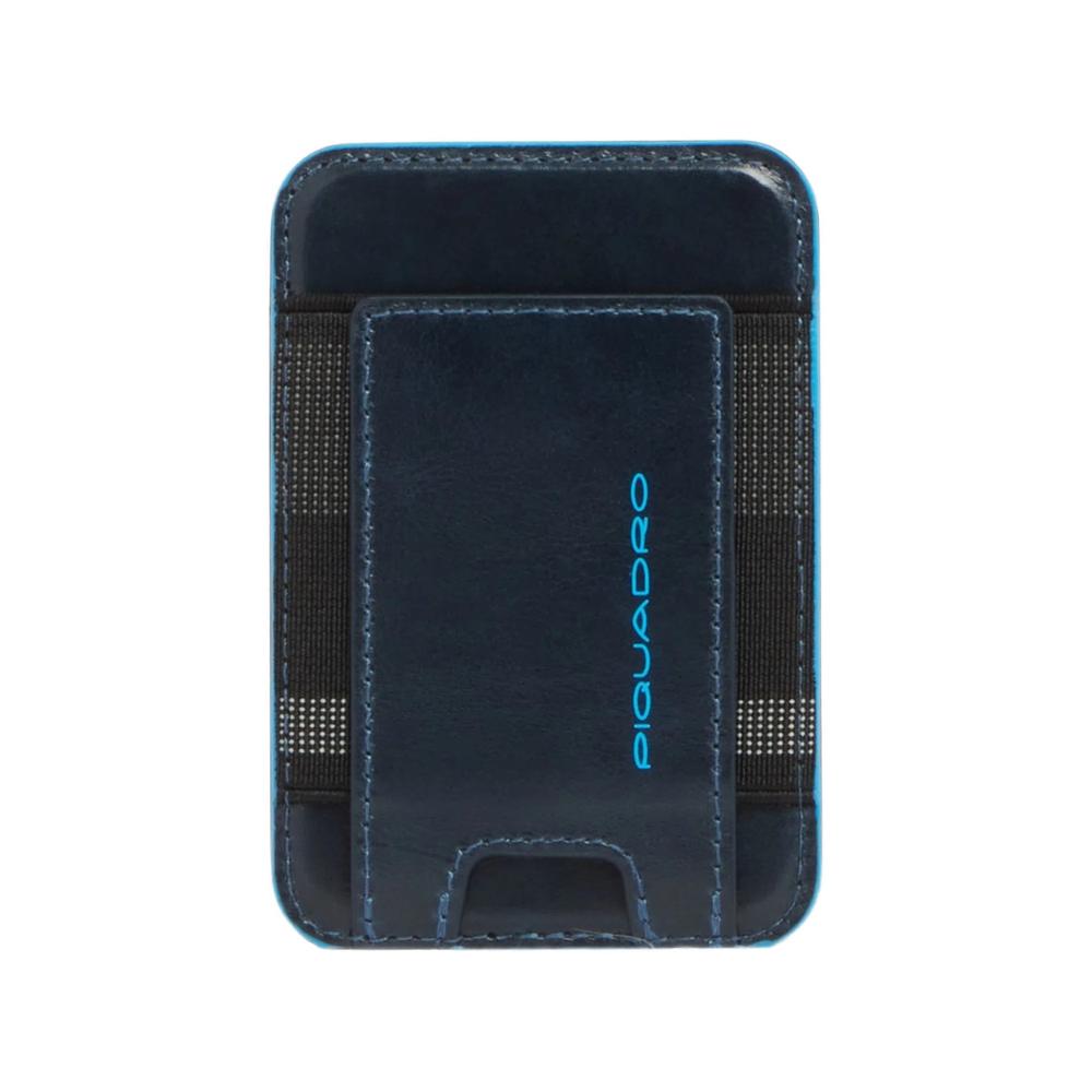 logo-print leather cardholder 1