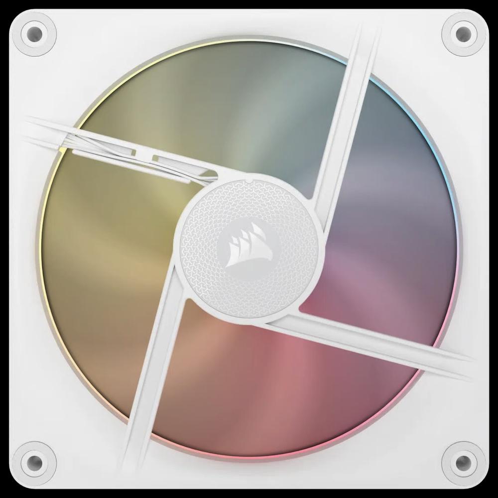 Corsair iCUE LINK LX140-R RGB Reverse Starter Kit 140mm PWM обратный вентилятор - Белый (два в комплекте) 3