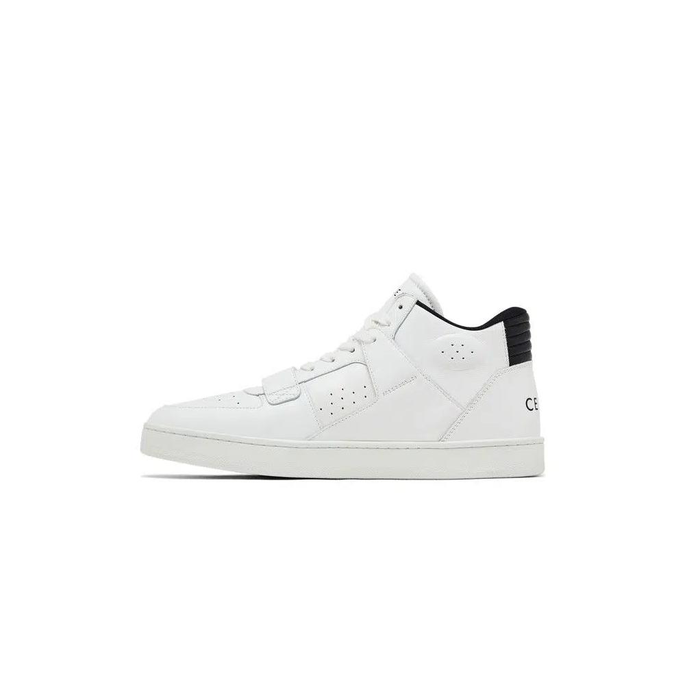 Кроссовки CELINE CT-02 Mid Sneaker 'Optic White Black' 3
