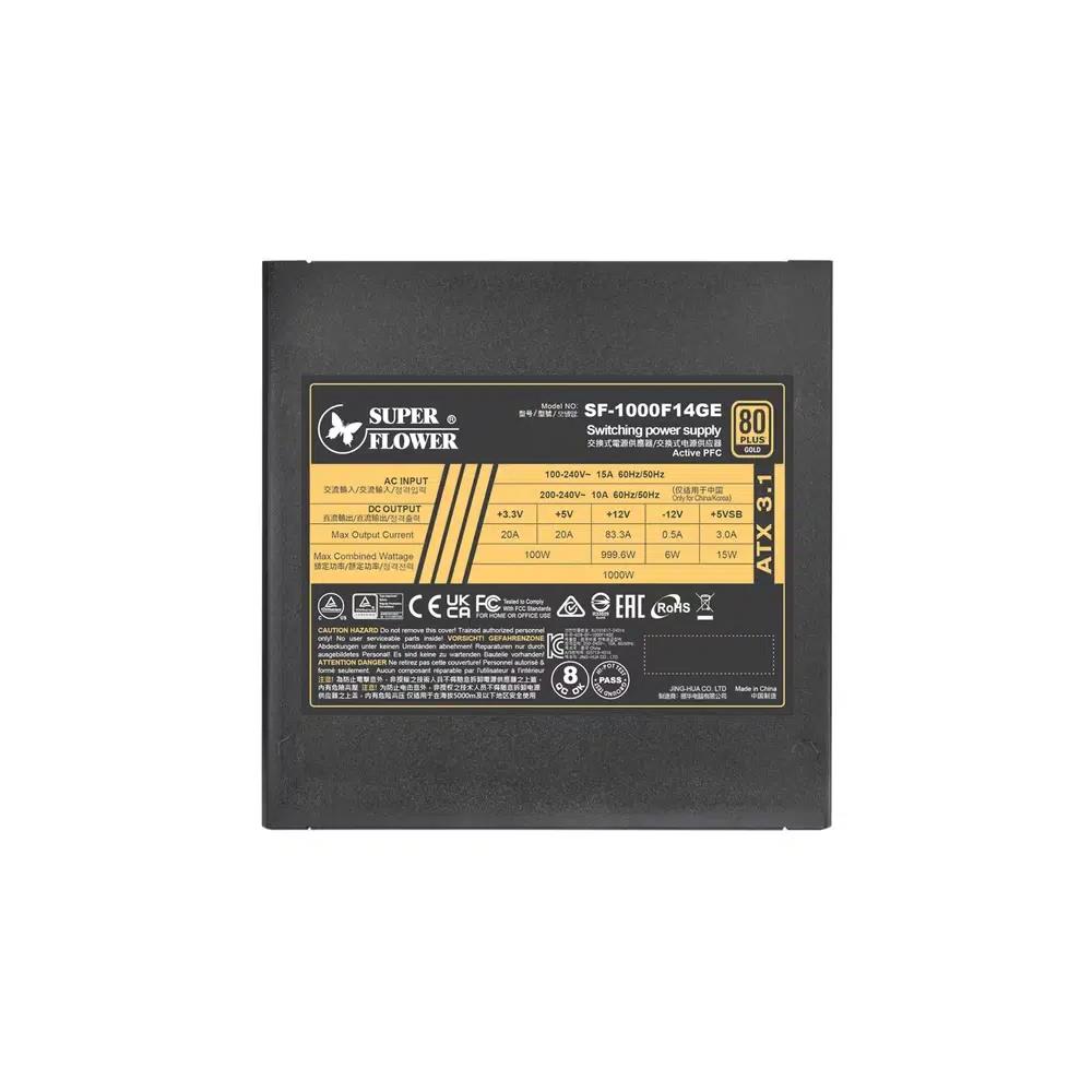 Super Flower Leadex III GOLD ATX 3.1 1000W 80Plus Gold полностью модульный блок питания 3