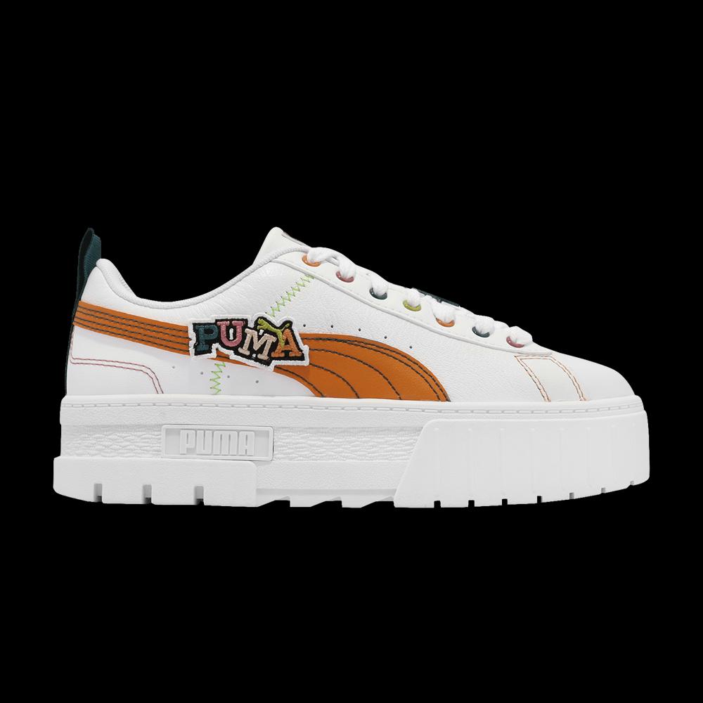 Кроссовки Puma Wmns Mayze Pierced 'White Orange Brick' 1