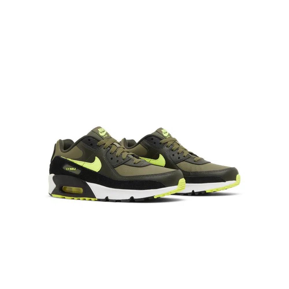 Кроссовки Nike Air Max 90 Leather GS 'Medium Olive Volt' 8