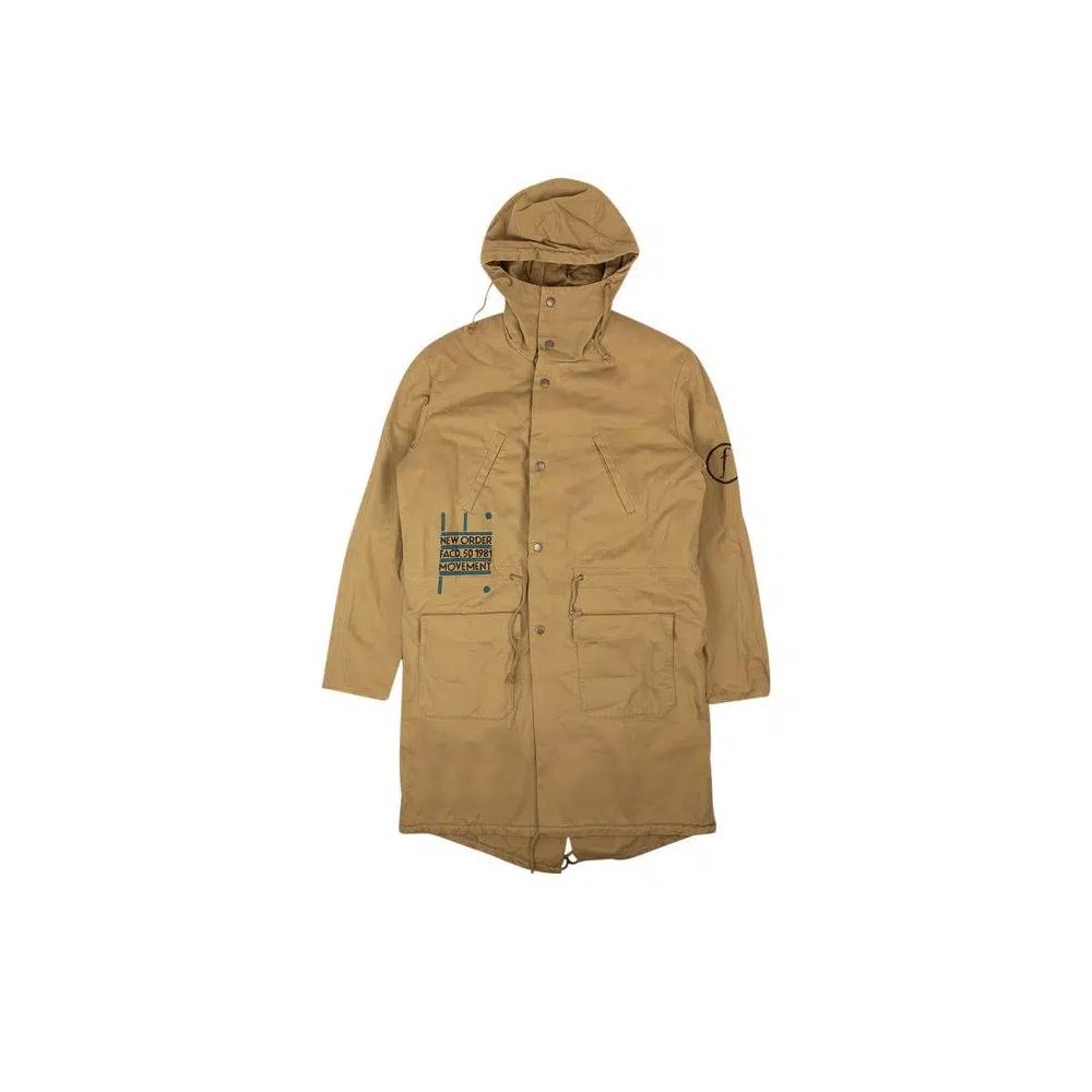 Парки Raf Simons Redux Handpainted Parka With Badge 'Camel' 1