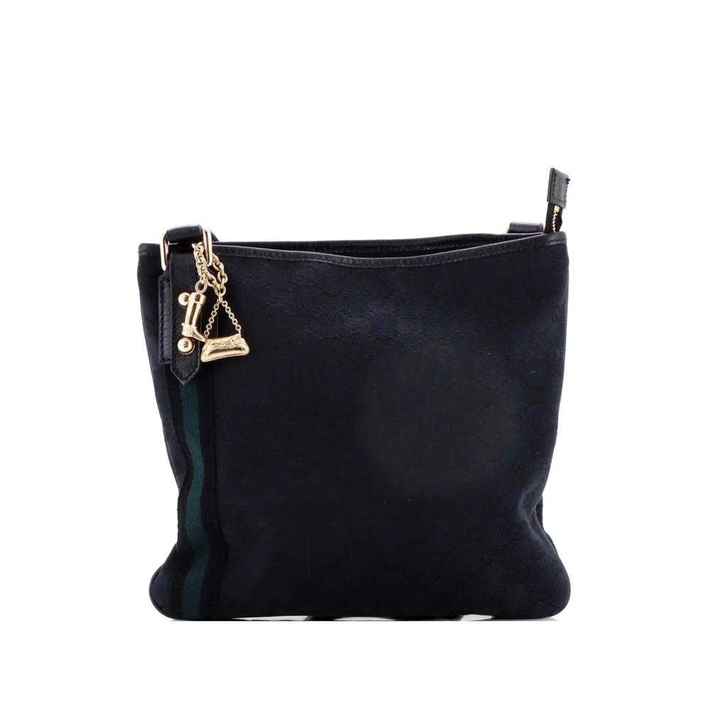 Сумка через плечо Jolicoeur Messenger Bag из канваса с узором GG 1