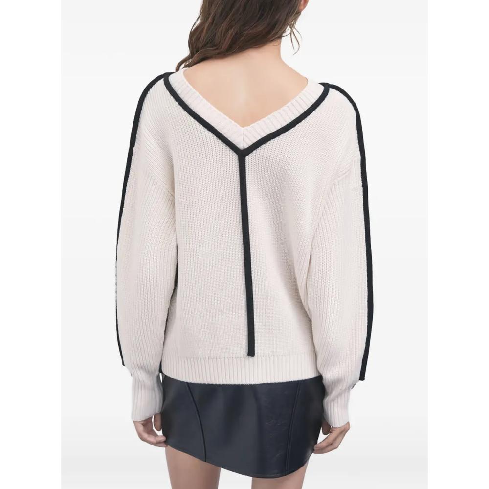 contrast-trim zip-detail sweatshirt 3