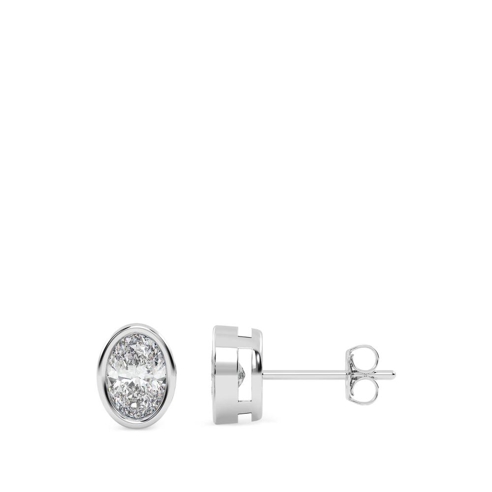 diamond bezel earrings 2