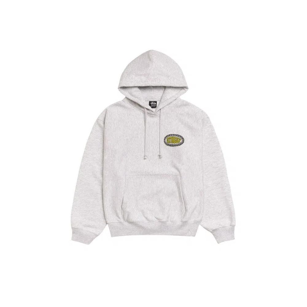 Худи Stussy Tile Oval Hoodie 'Ash Heather' 1