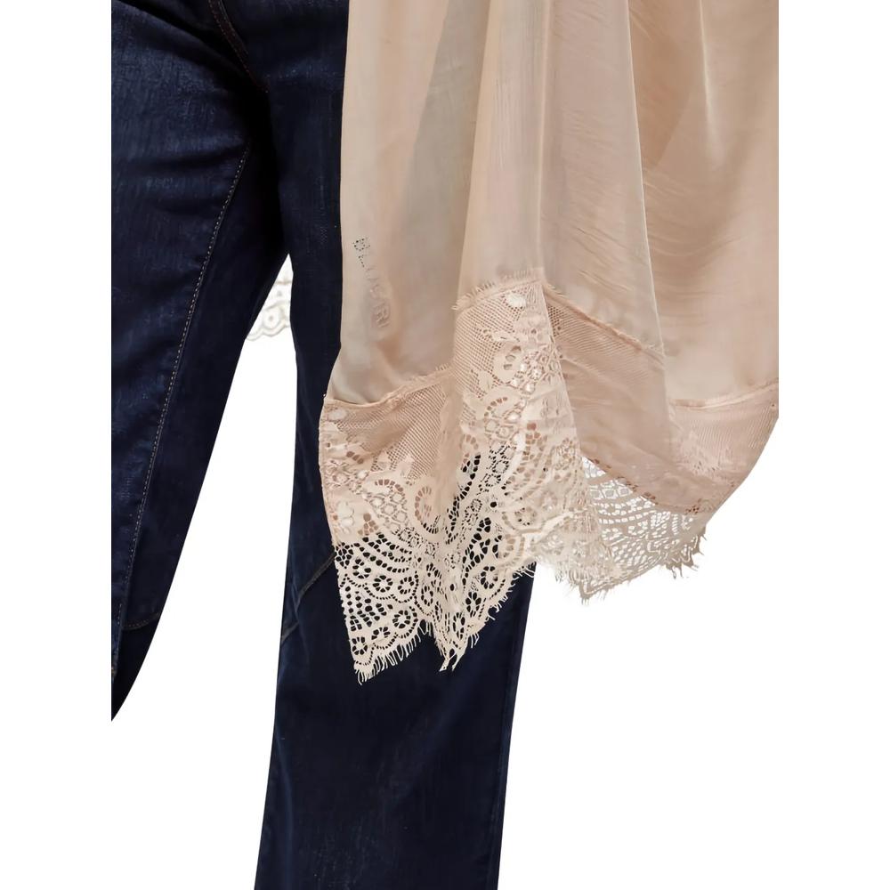lace-trim scarf 2