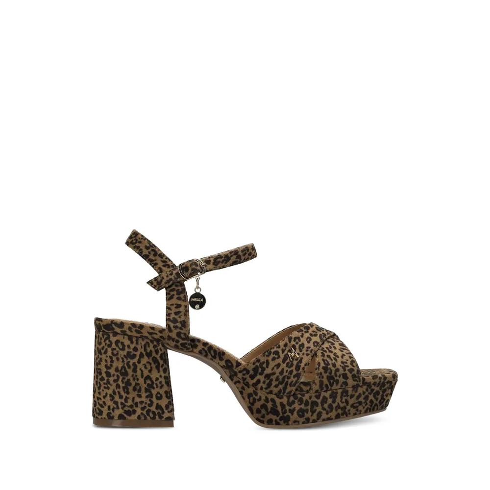 leopard-print platform sandals 1