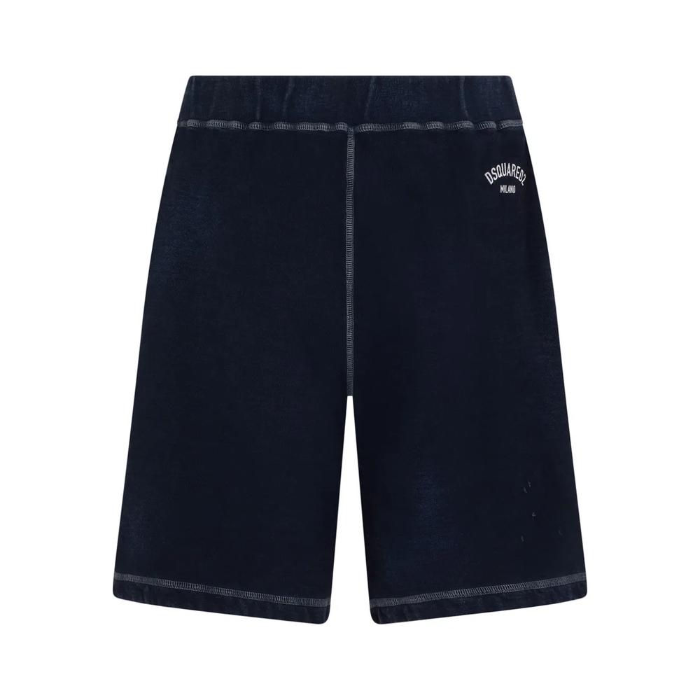 logo-print cotton shorts 2