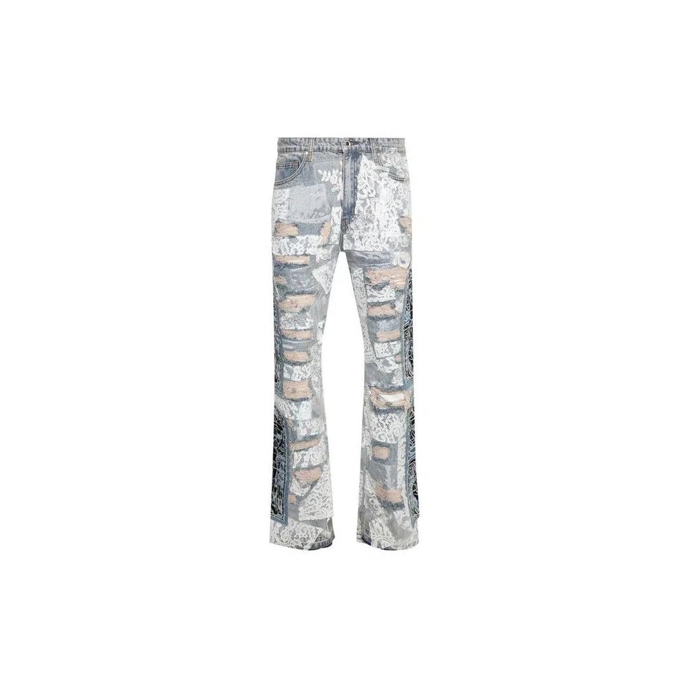 Джинсы Who Decides War Altar Lace Fusion Denim 'Sky' 1