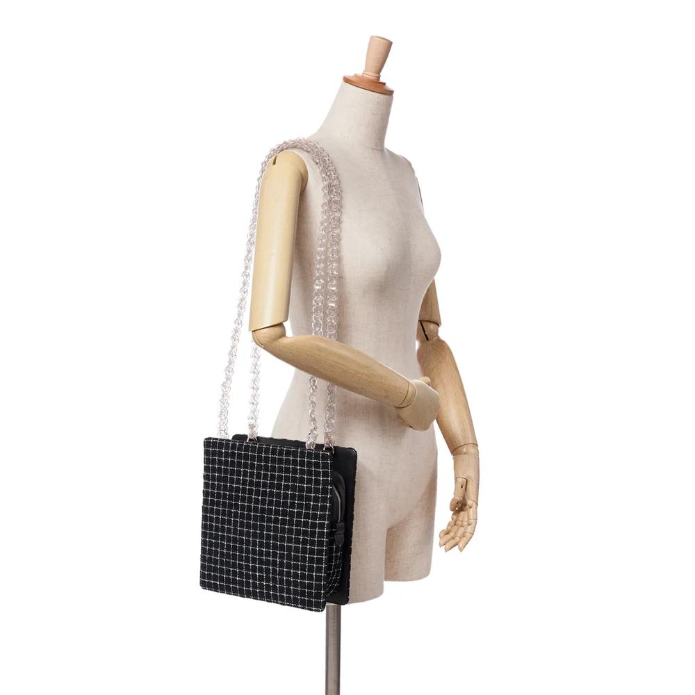 Сумка через плечо Tweed and Resin Zipped Chain Shopping Bag (2016-2017 годы) 2