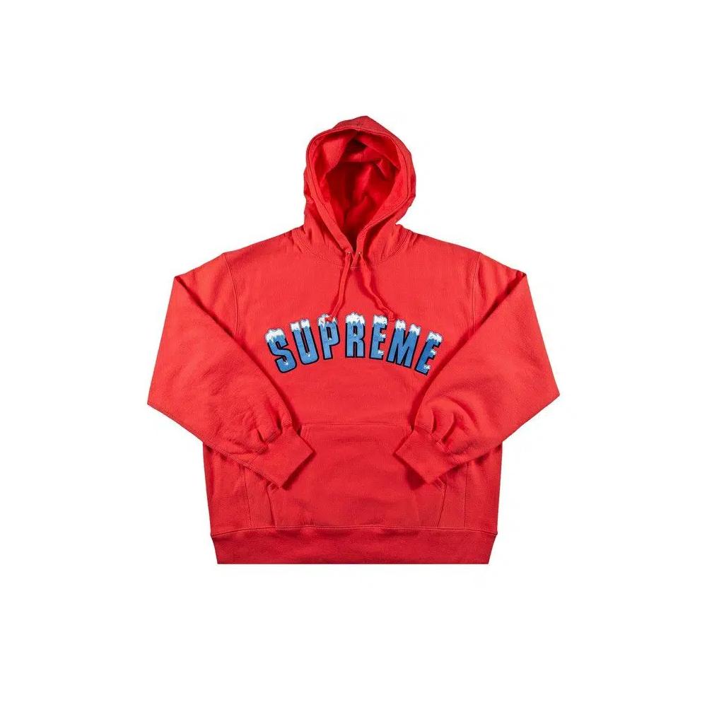 Худи Supreme Icy Arc Hooded Sweatshirt 'Bright Coral' 1