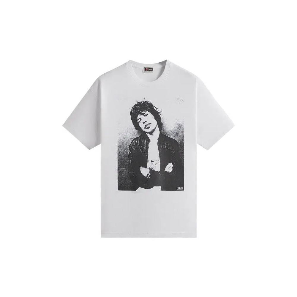 Топы Kith For The Rolling Stones Mick Photo Vintage Tee 'White' 1
