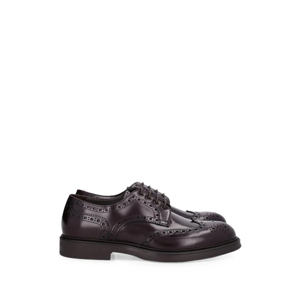 polished brogue derby shoes 1