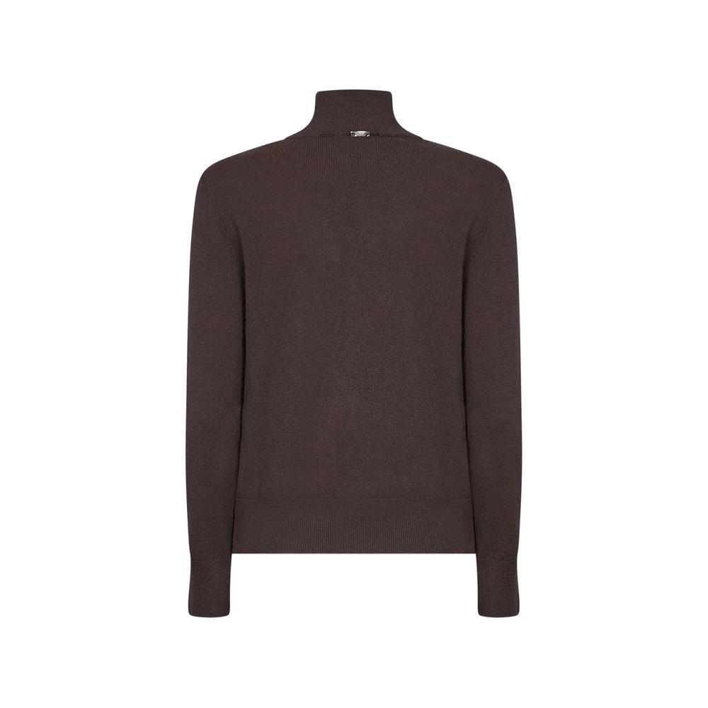 wrap-effect cut-out sweater 2