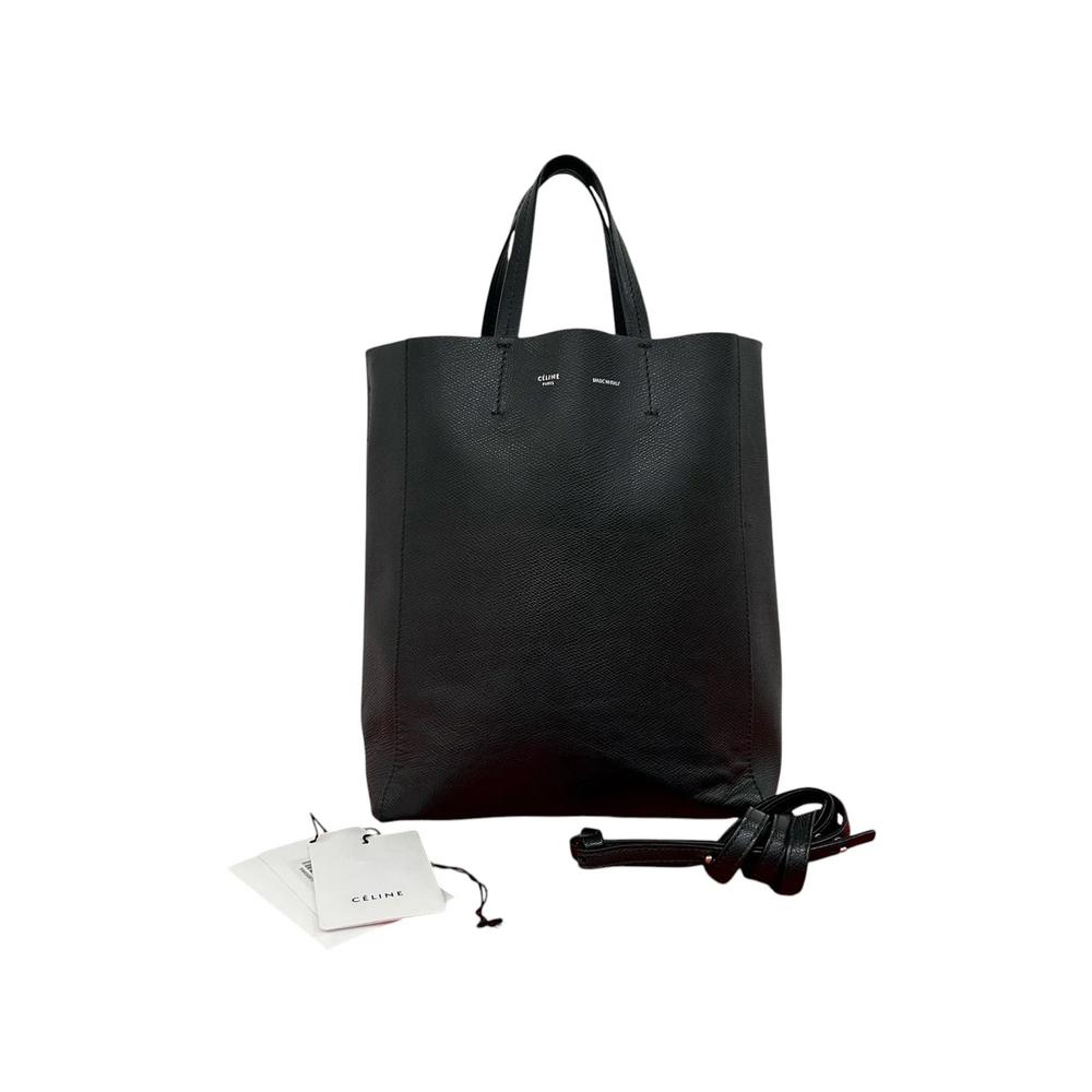 2015 Small Grained Calfskin Vertical Cabas Tote satchel 2
