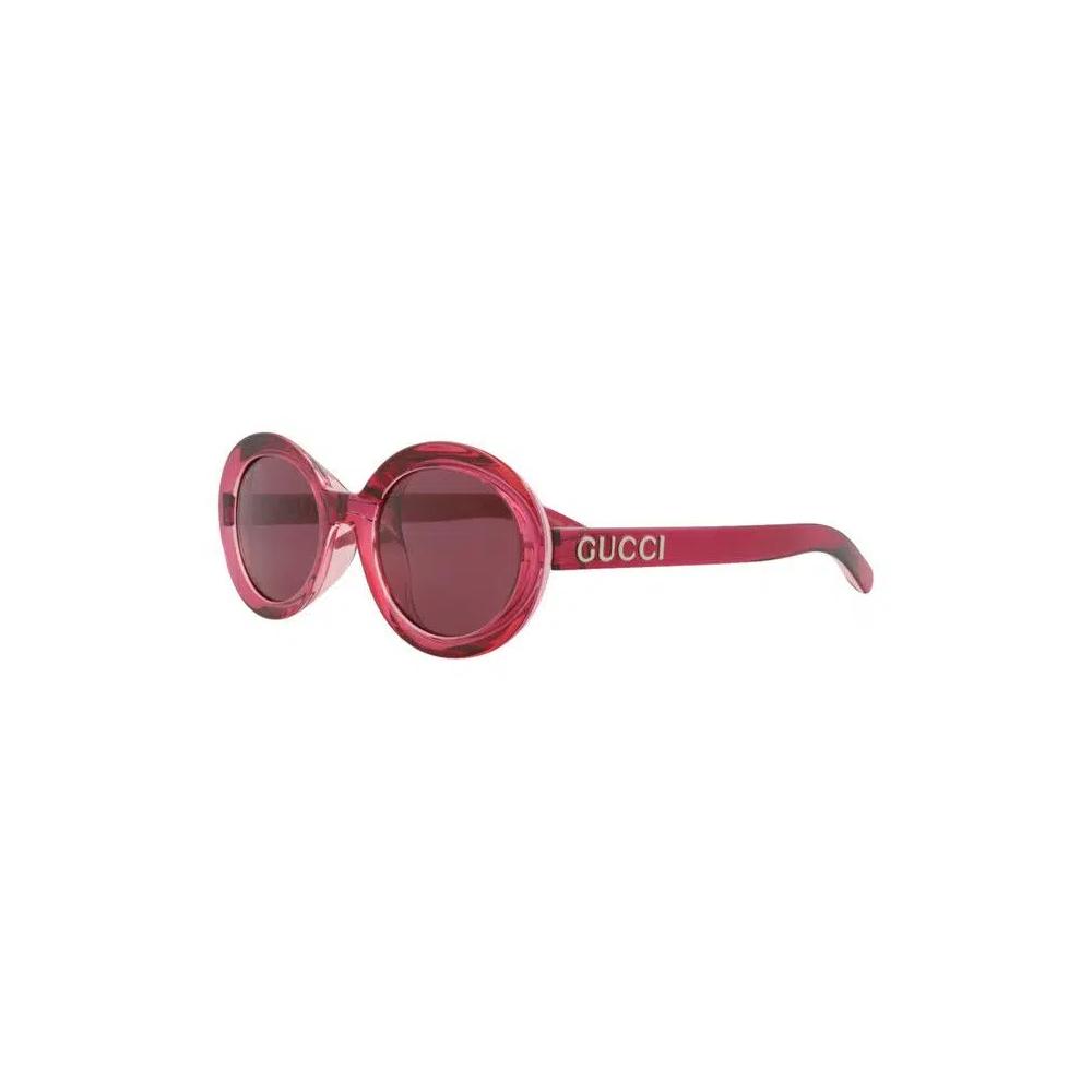 Gucci Круглые солнцезащитные очки 'Красный/Фиолетовый' 3
