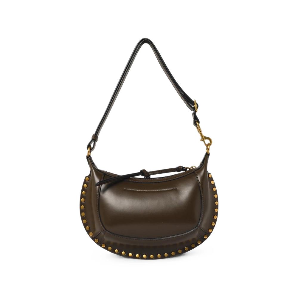Moon Pocket stud-embellished shoulder bag 2