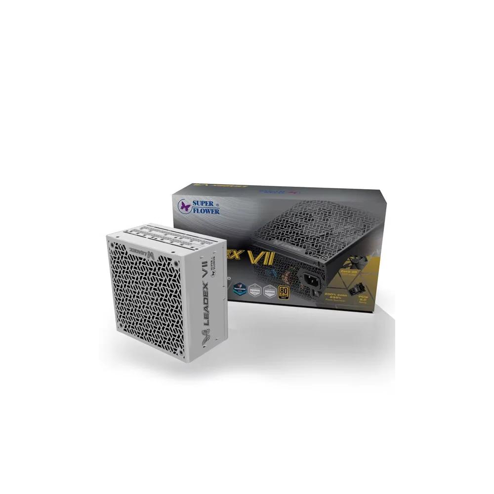 Super Flower Leadex VII XG Gold 1300W White ATX 3.1 80Plus Gold полностью модульный белый блок питания 7