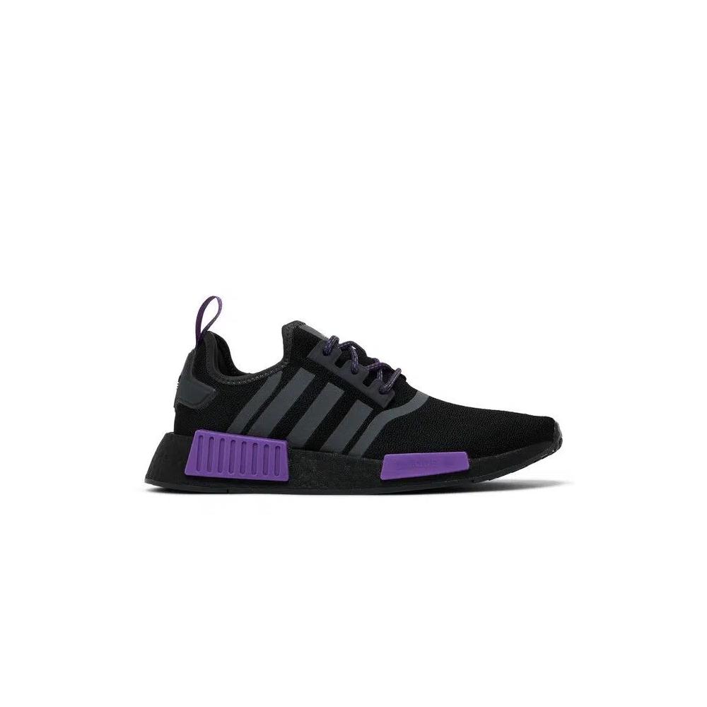 Кроссовки adidas NMD_R1 J 'Black Grey Active Purple' 1