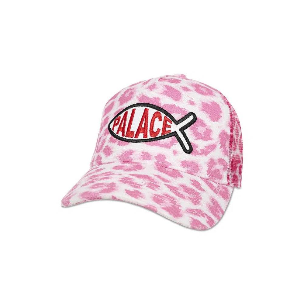 Кепки Palace Plaice Trucker 'Pink Leopard' 1