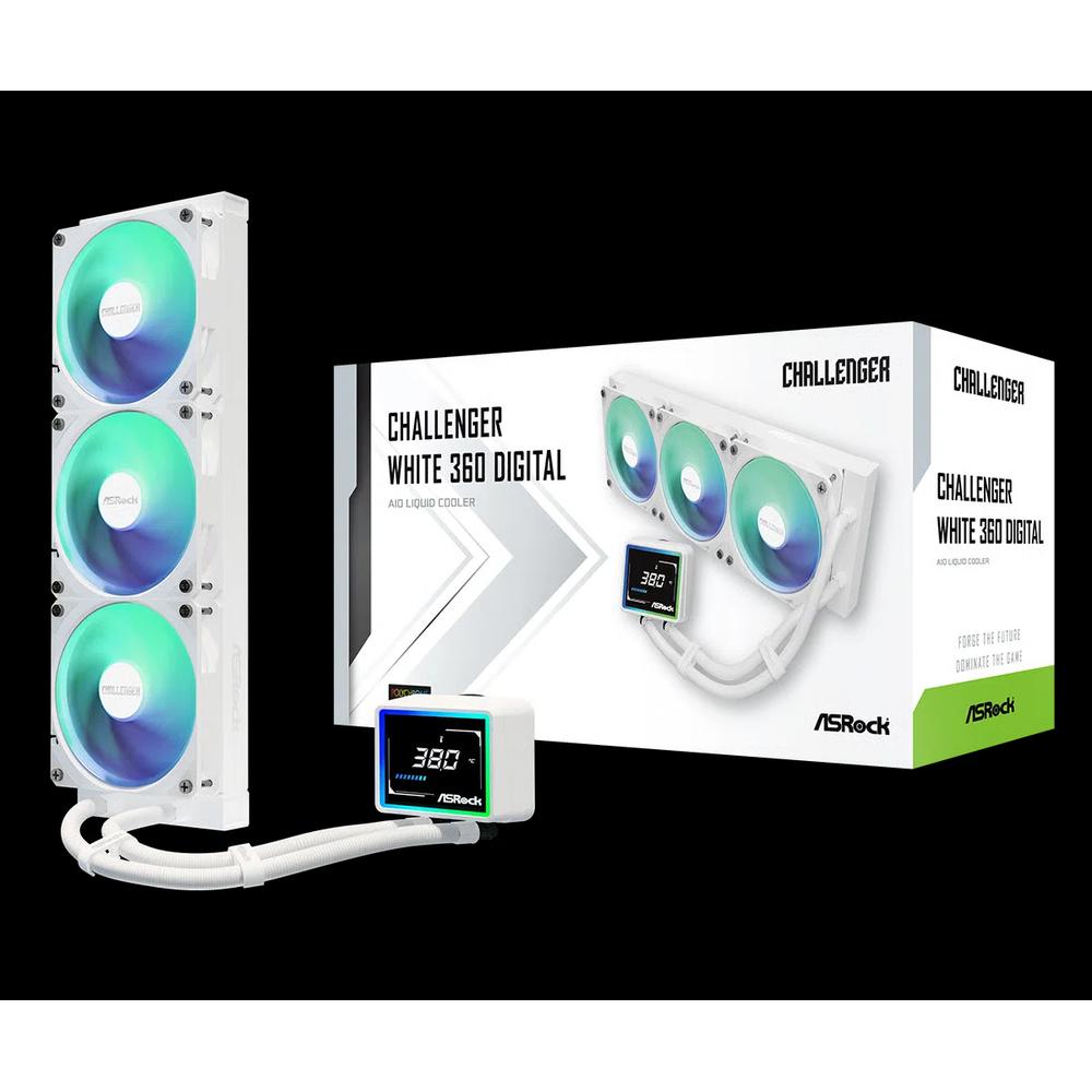 ASRock Challenger 360 Digital 360mm жидкостное охлаждение - Белый 6