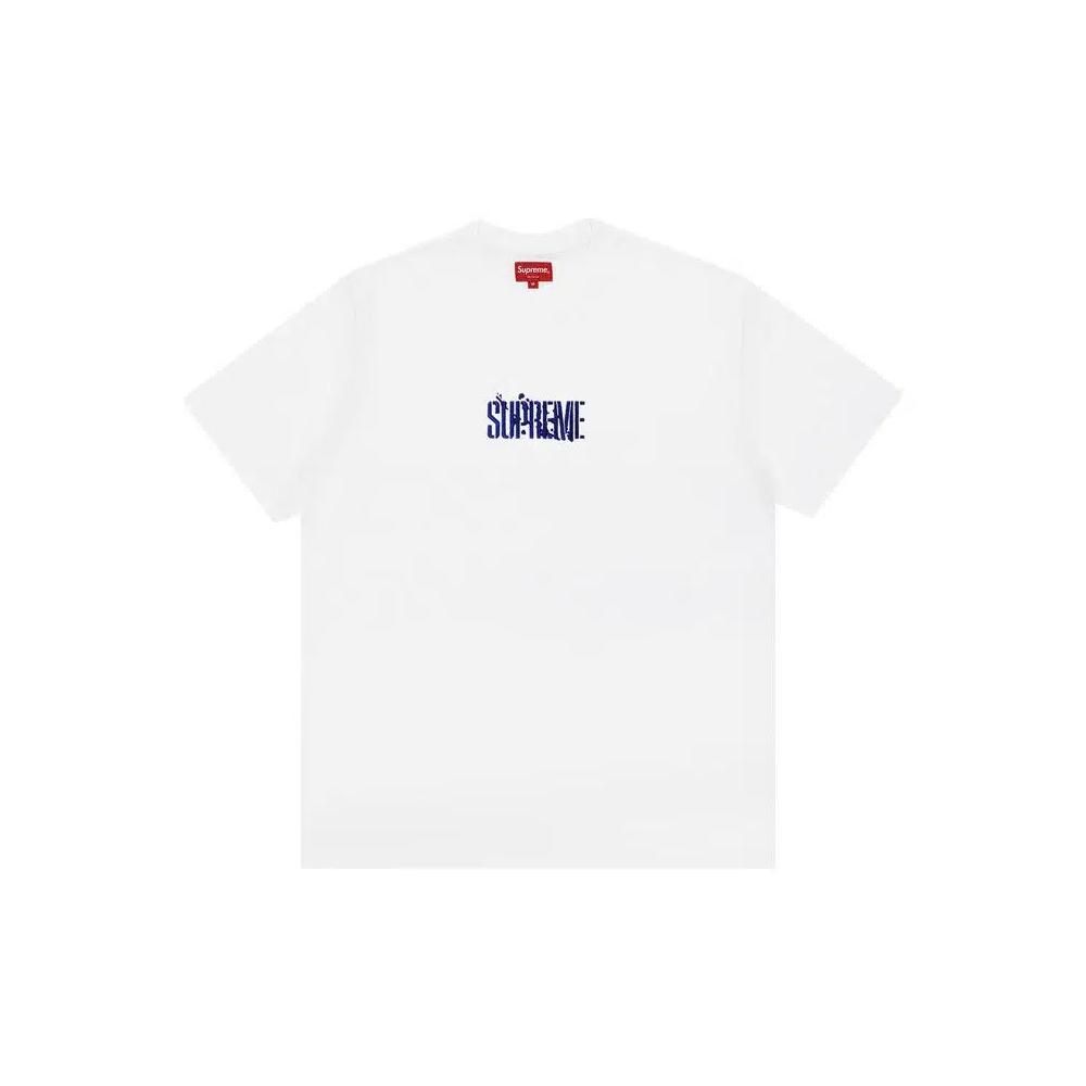 Футболки Supreme Splatter Short-Sleeve Top 'White' 1