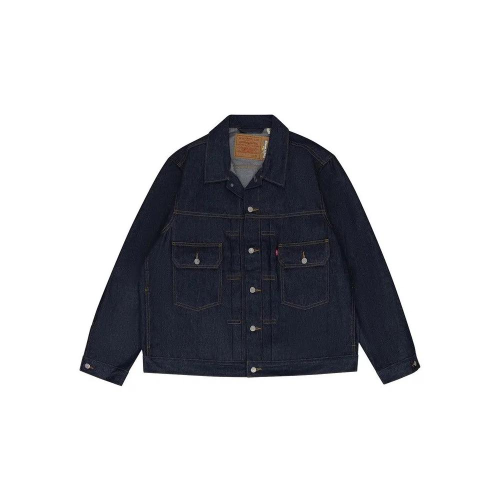 Джинсовые куртки Denim Tears Type-2 Raw Denim Work Jacket 'Индиго' 1
