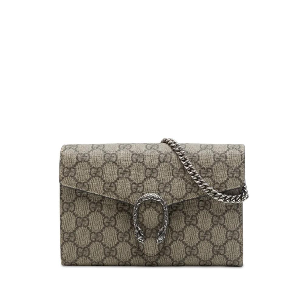 Сумка через плечо Dionysus Wallet on Chain с узором GG Supreme (2016-2026годы) 1