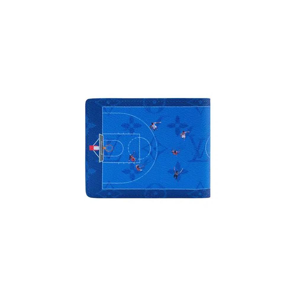 Бумажники Louis Vuitton Slender Wallet «Basketball Blue Monogram Canvas» 2