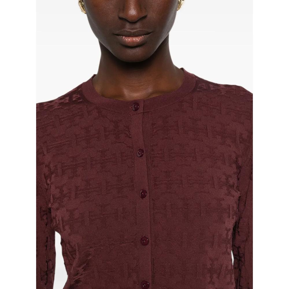 monogram jacquard cardigan 5