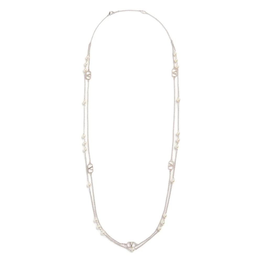 Колье с логотипом VLogo Signature и кристаллами Swarovski 1