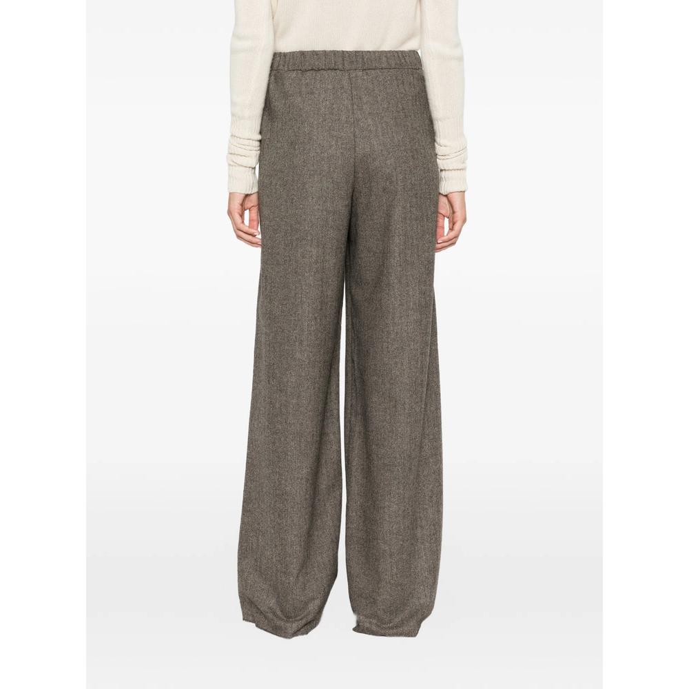 herringbone-pattern trousers 4
