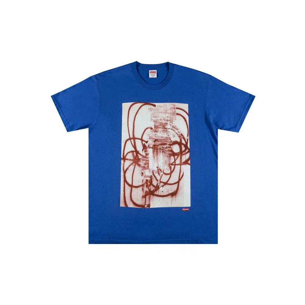 Футболки Supreme x Christopher Wool 2001 Tee 'Royal' 1