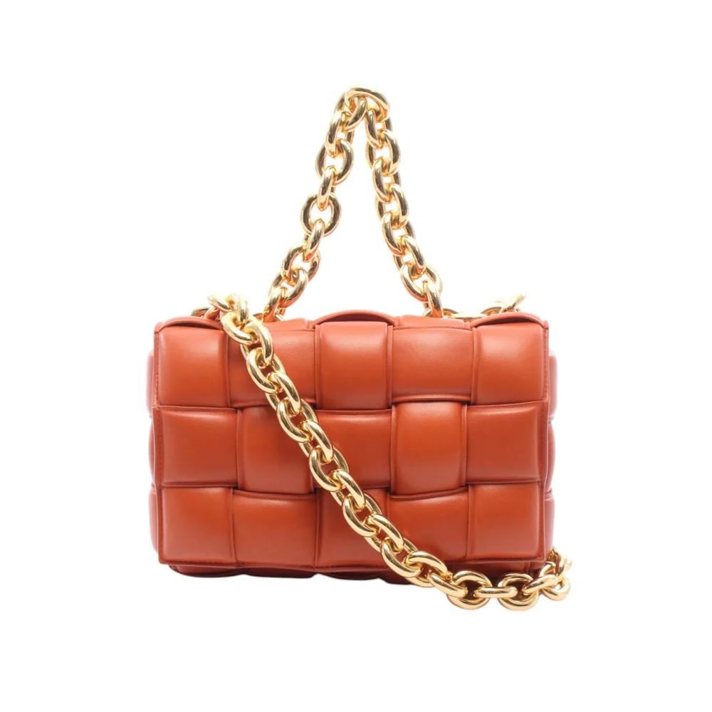 Сумка-сэтчел Nappa Intrecciato Padded Chain Cassette (2012-2026 годы) 1