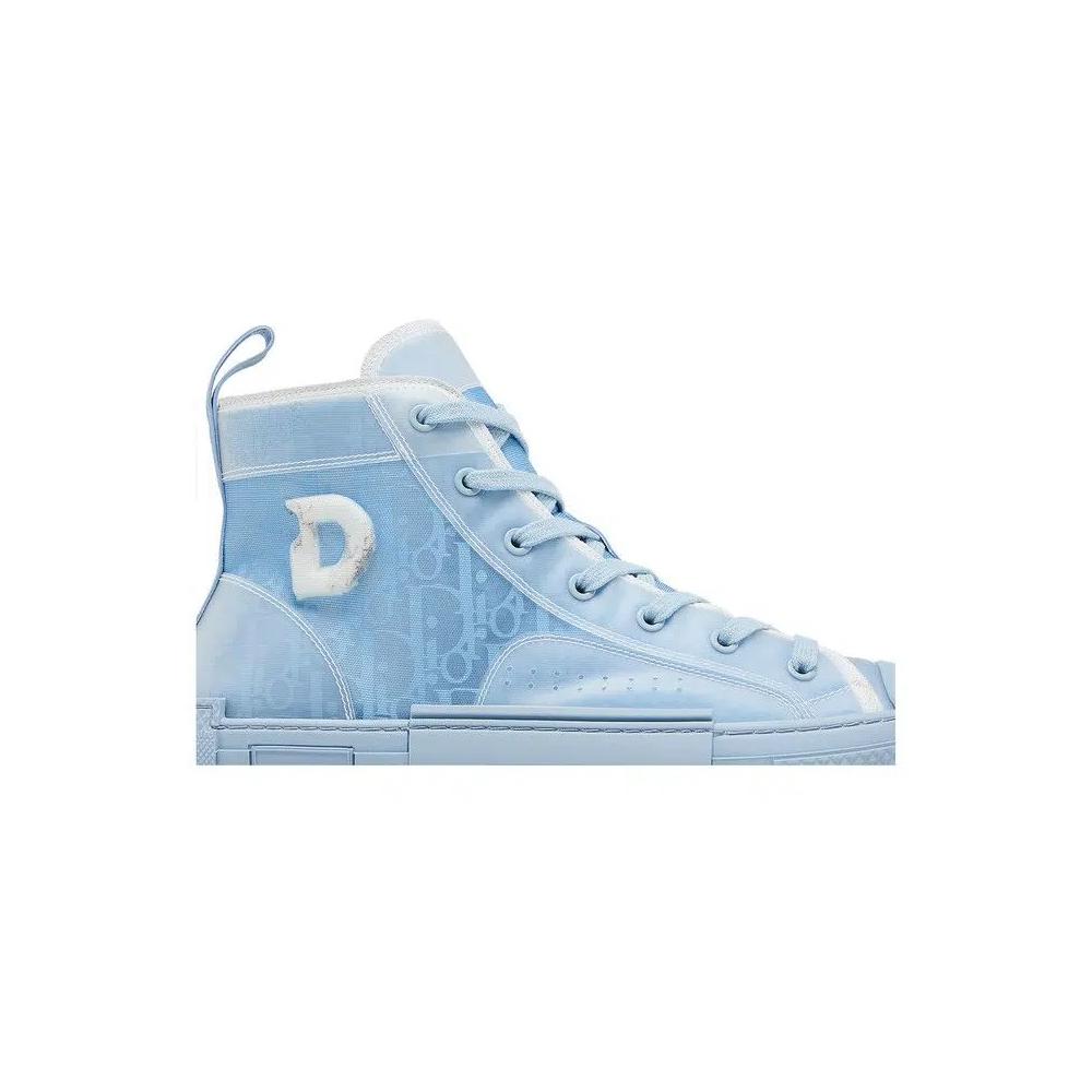Кроссовки Daniel Arsham x Dior B23 High 'Dior Oblique - Light Blue' 2