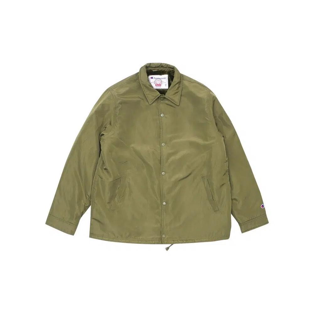Куртки-бомберы Supreme x Champion Label Coaches Jacket 'Olive' 1