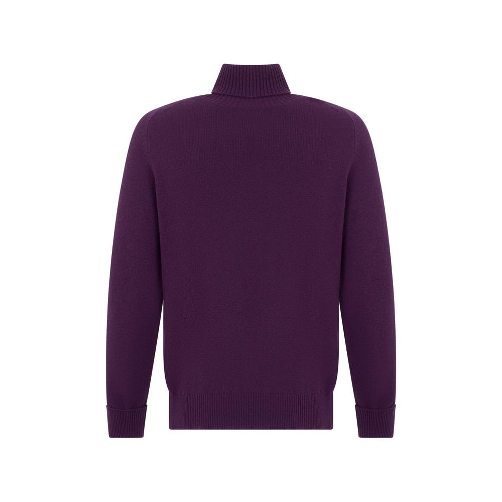 high-neck knitted sweater 2