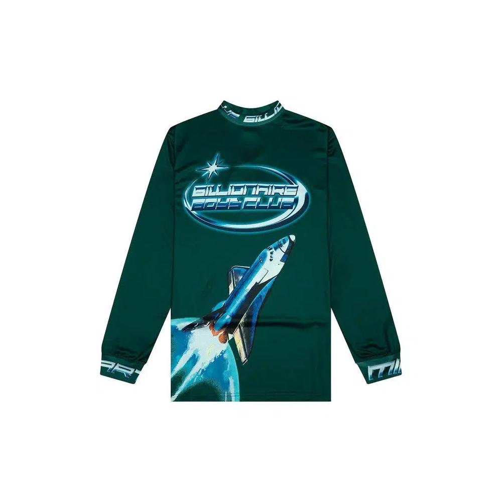 Футболки с длинным рукавом Billionaire Boys Club Discovery Jersey Long-Sleeve Knit 'Rain Forest' 1