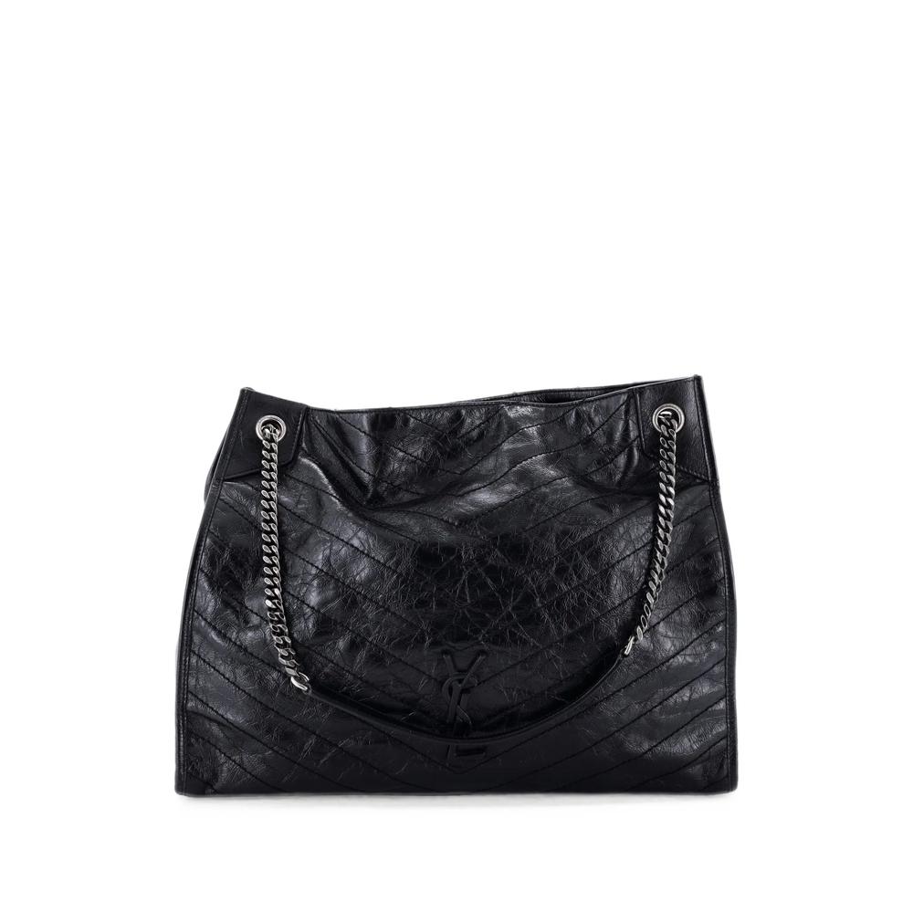 Niki Shopping Tote Matelasse Chevron Leather Large shoulder bag 1