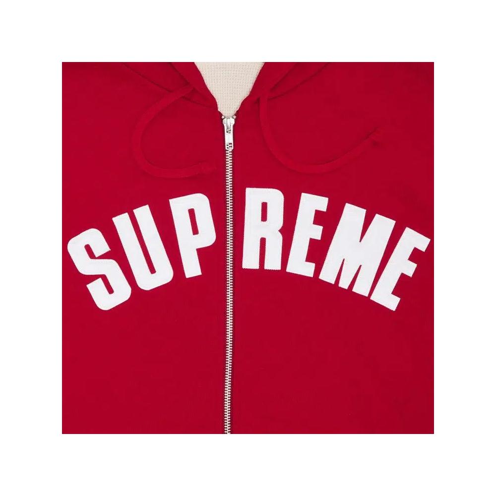 Худи Supreme Arc Thermal Zip Up Hooded Sweatshirt 'Red' 2
