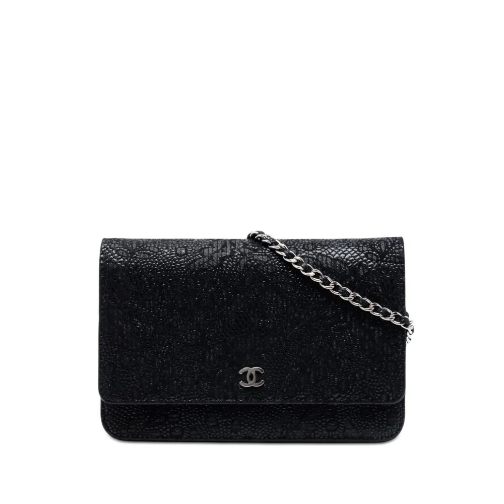 Сумка через плечо CC Lace Overlay Goatskin Wallet On Chain (2013-2014 годы) 1